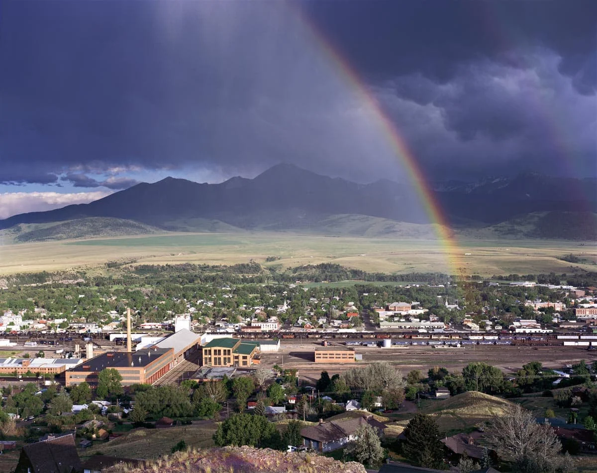 National Character by John Sanderson, photographed by John Sanderson — A three-story masonry structure in advanced states of abandonment sits isolated on a coastal plain.