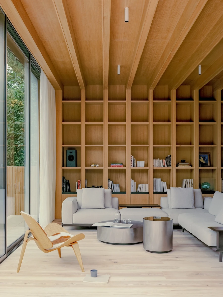 Panoramic House by MATA Architects — London, United Kingdom: a Hampstead extension that drops the living space a metre into the garden