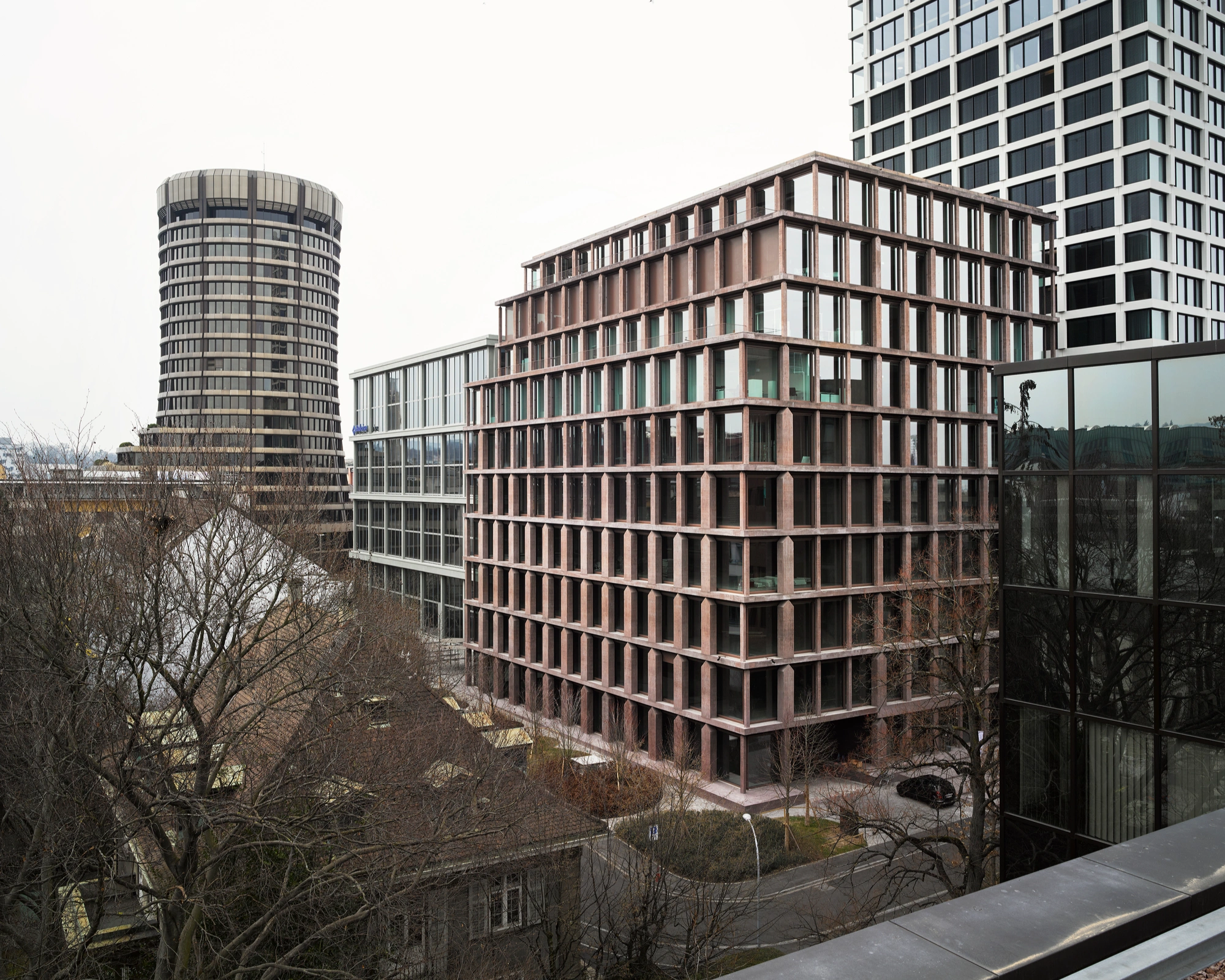 Baloise Insurance Company Office Tower by Valerio Olgiati