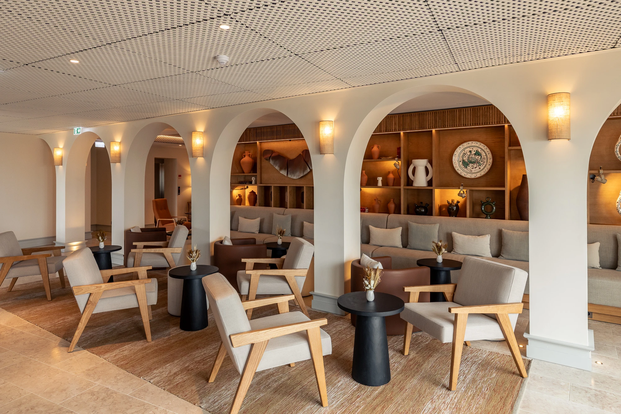 Hotel Palácio Tavira, Tavira Portugal, 18th century noble residence restored as hotel, Medina courtyard, clay lime linen, Ria Formosa, Moorish influence