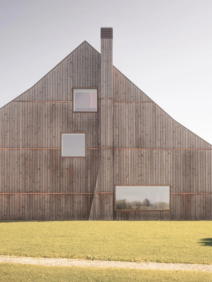 Barnhouse in Berau by Klaus Keller Andy Keller Kathrin Keller Architekten — Berau, Germany: On a rise at the edge of Berau, with the Southern Black Forest opening out below, Klaus Keller Andy Keller Kathrin Keller Architekten gut a historic barn and split