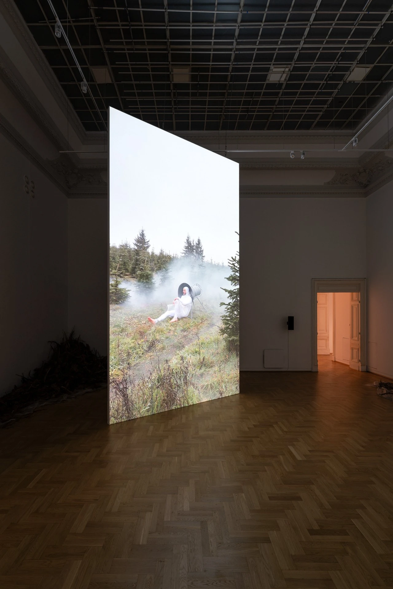 Żywica* Solar Plexus by Jura Shust, photographed by Maciej Landsberg — Installation view, Żywica* Solar Plexus, Jura Shust, Zachęta, Warsaw, 2026.