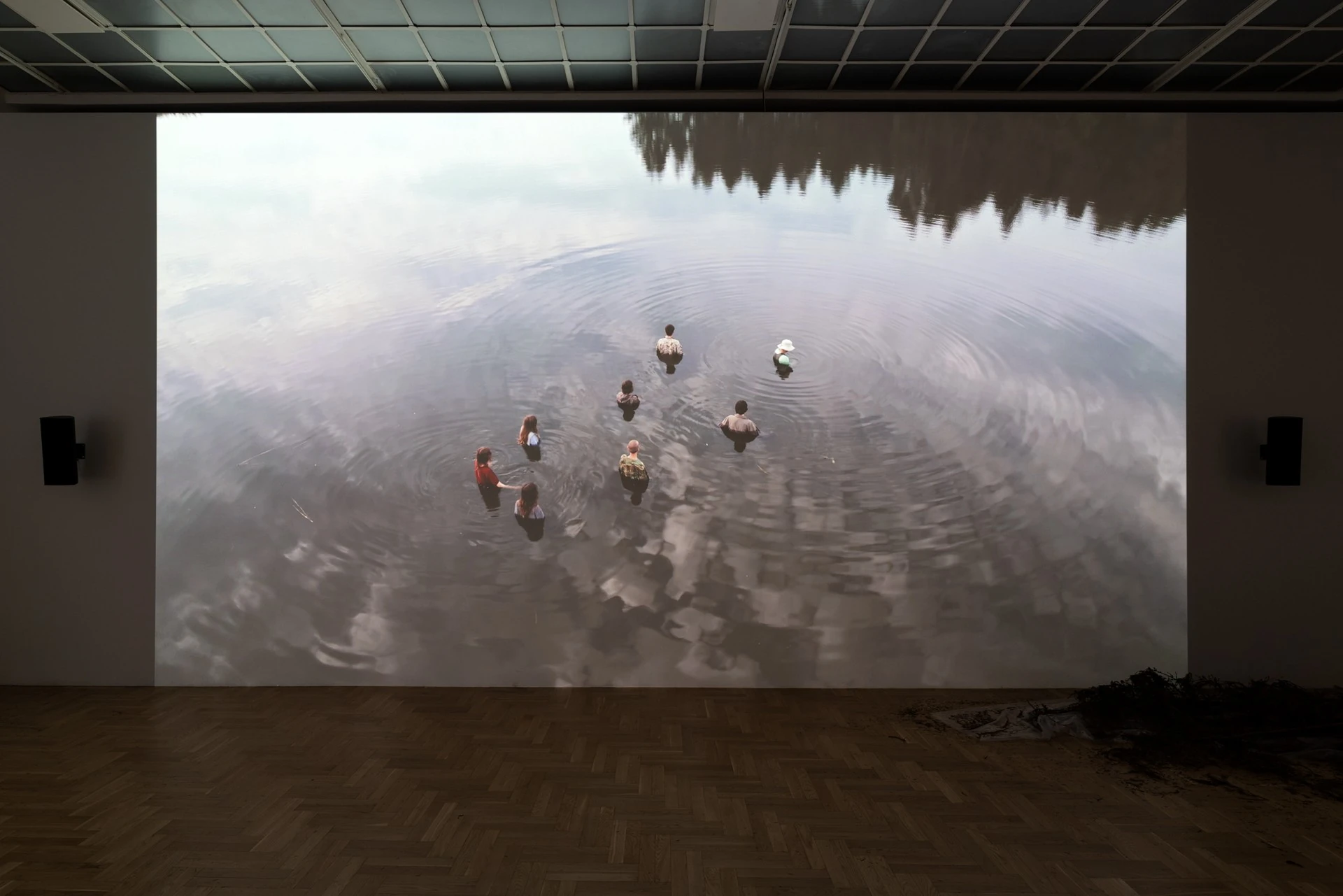 Żywica* Solar Plexus by Jura Shust, photographed by Maciej Landsberg — Installation view, Żywica* Solar Plexus, Jura Shust, Zachęta, Warsaw, 2026.