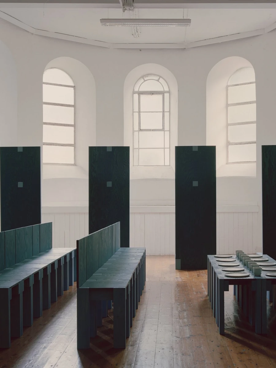 settle by Trestle — Cork, Ireland: falling tables, dressers and settle beds reworked into a moveable room for a contemporary city