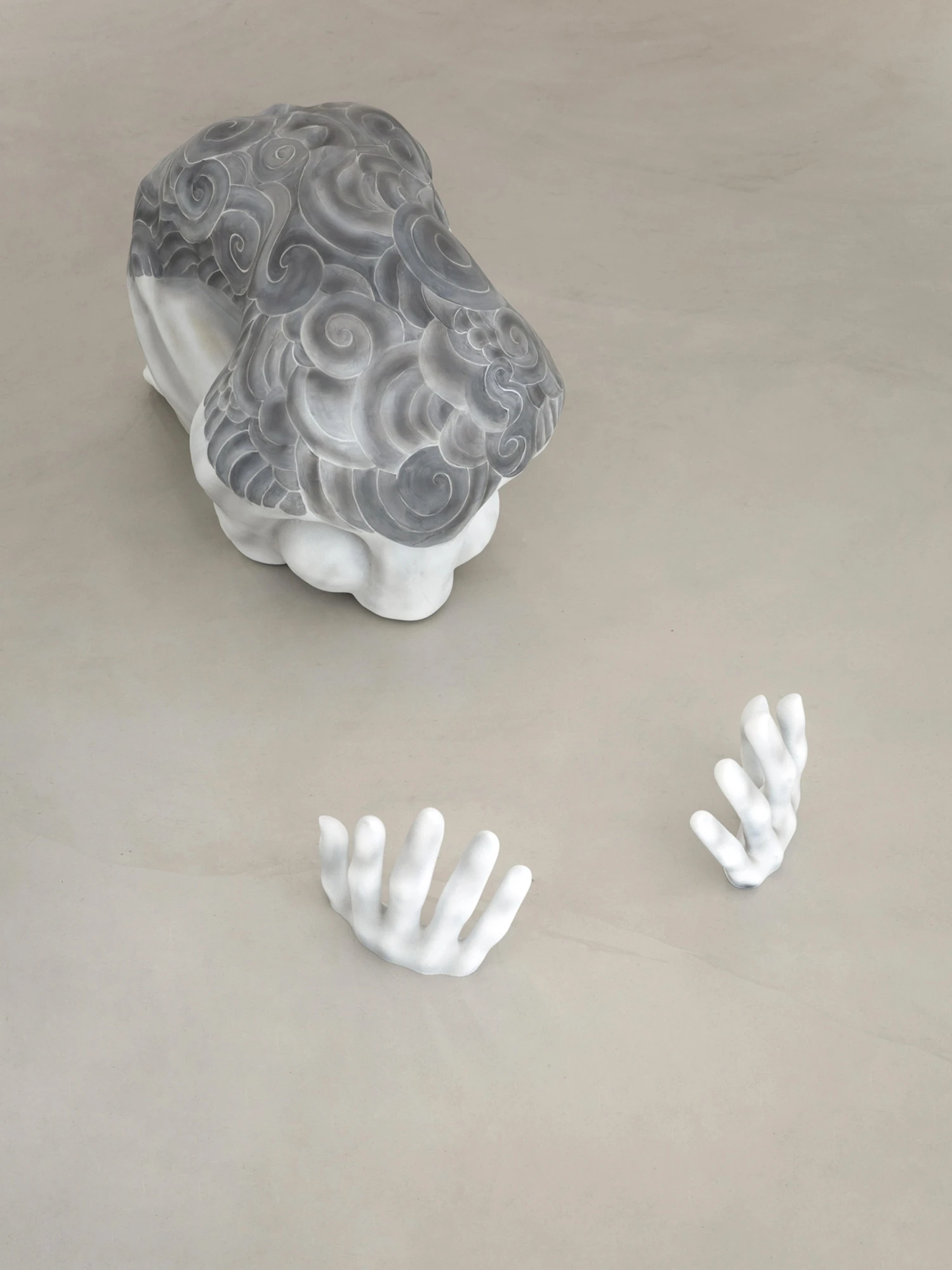 Eureka by Koesy — The prostrate figure seen from above.