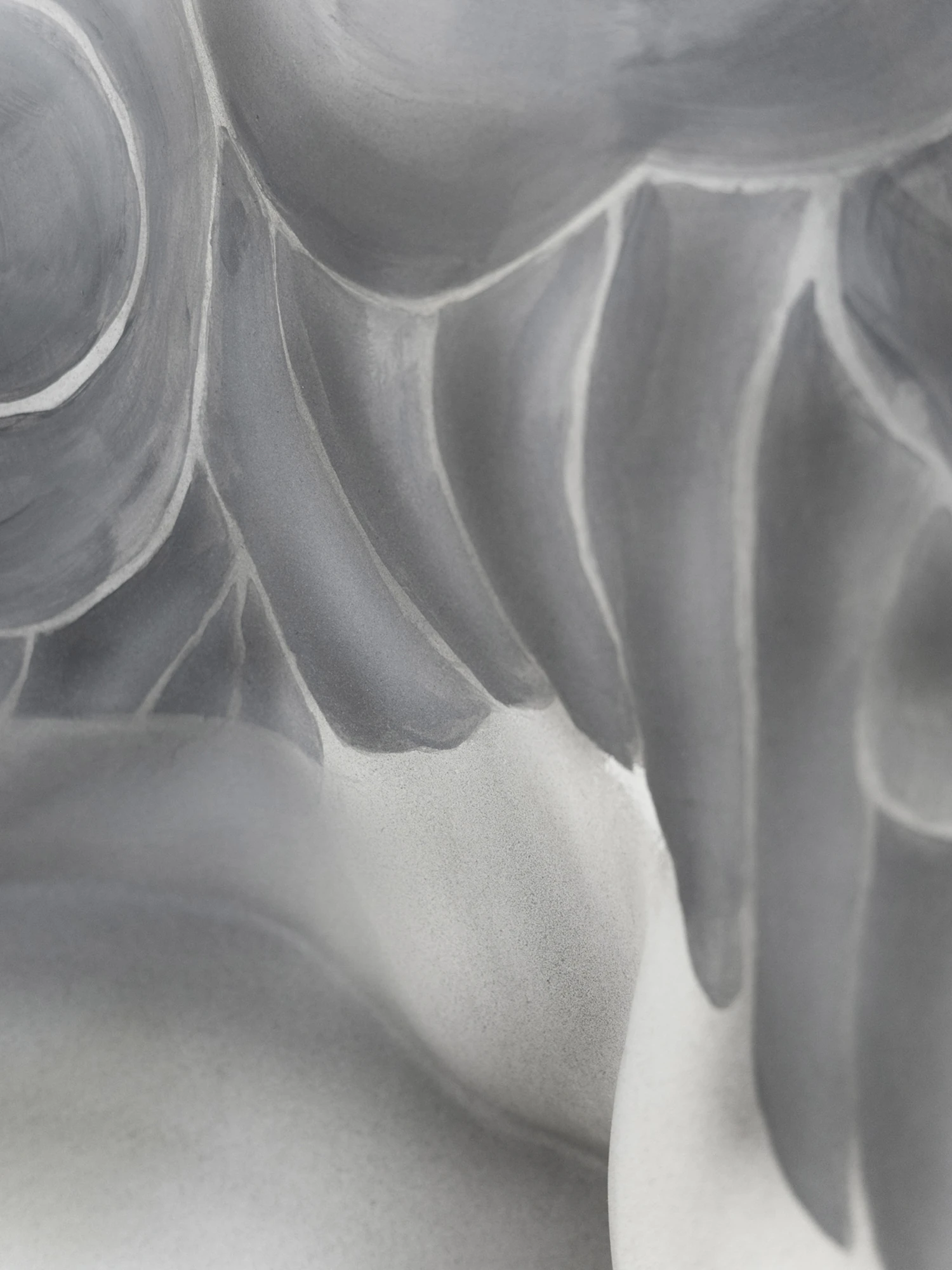 Eureka by Koesy — A close detail of the tattoo patterns covering the prostrate figure.
