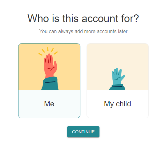 parent and child accounts at Cambly