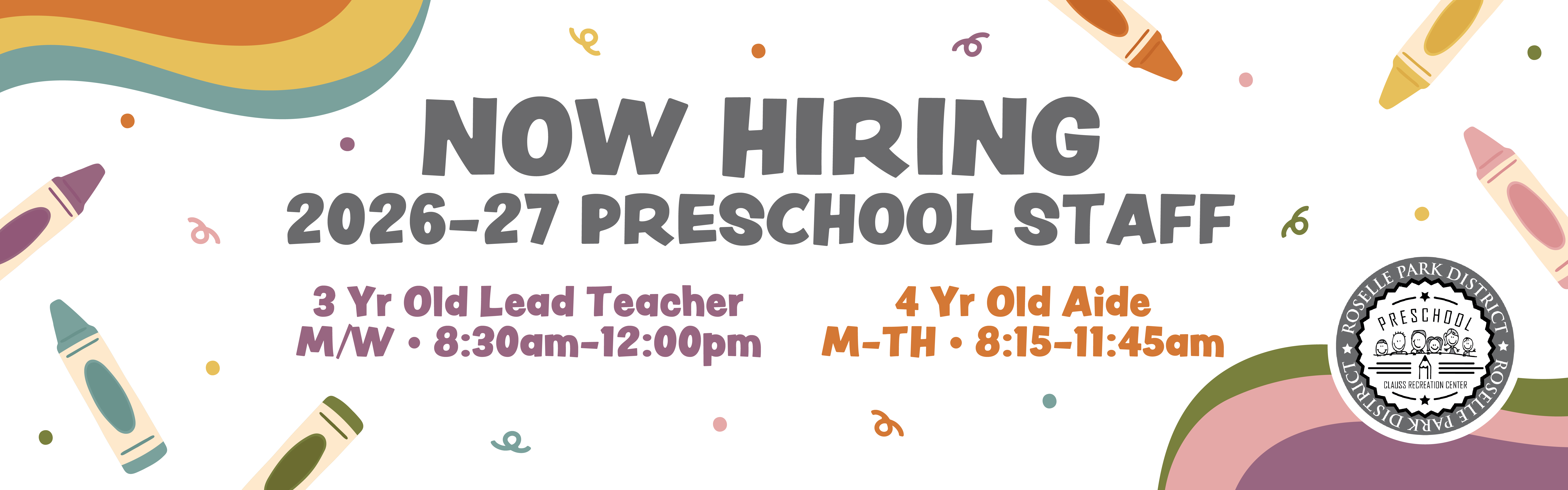 preschool hiring