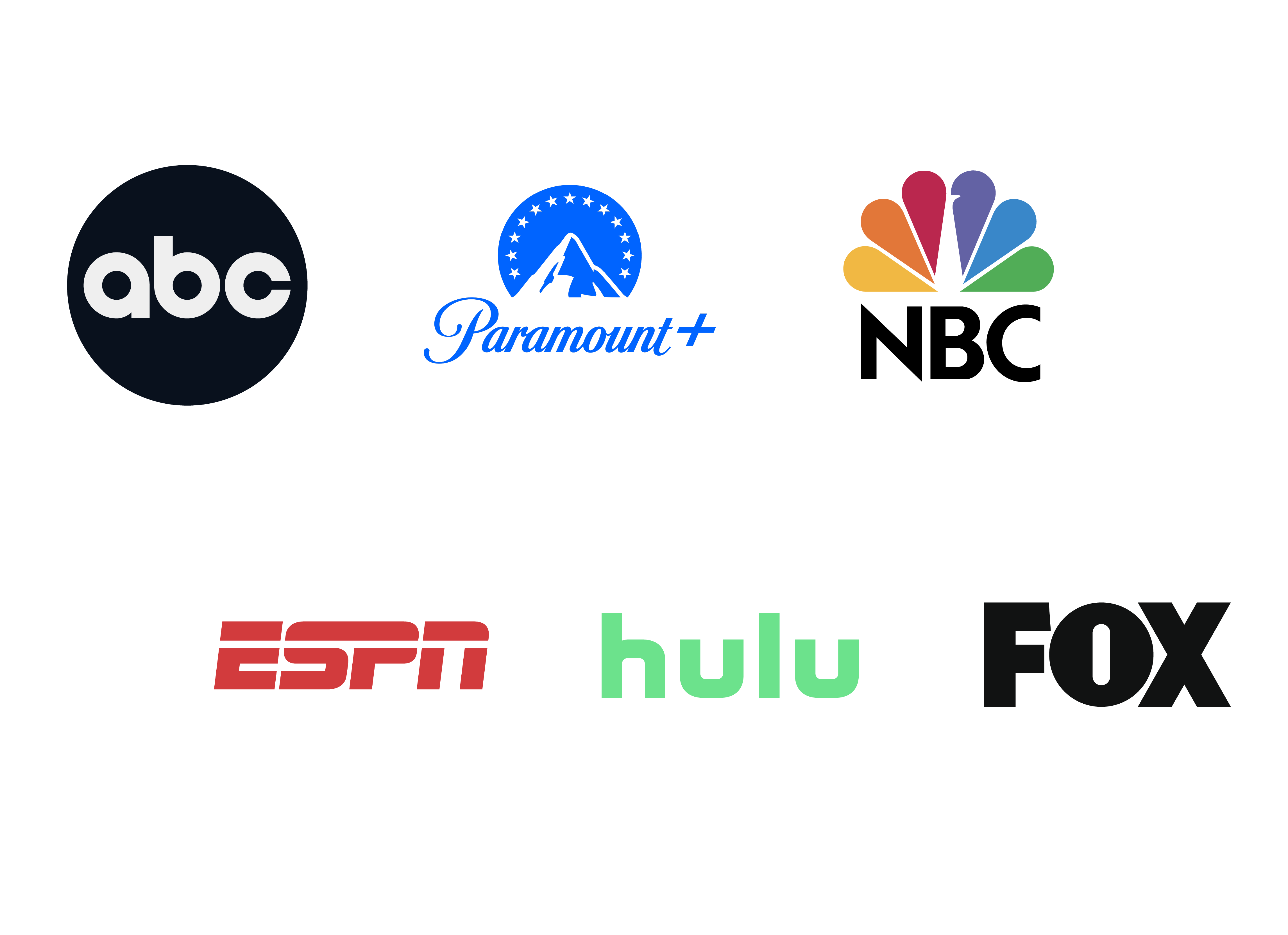 Logos of different publishers for CTV