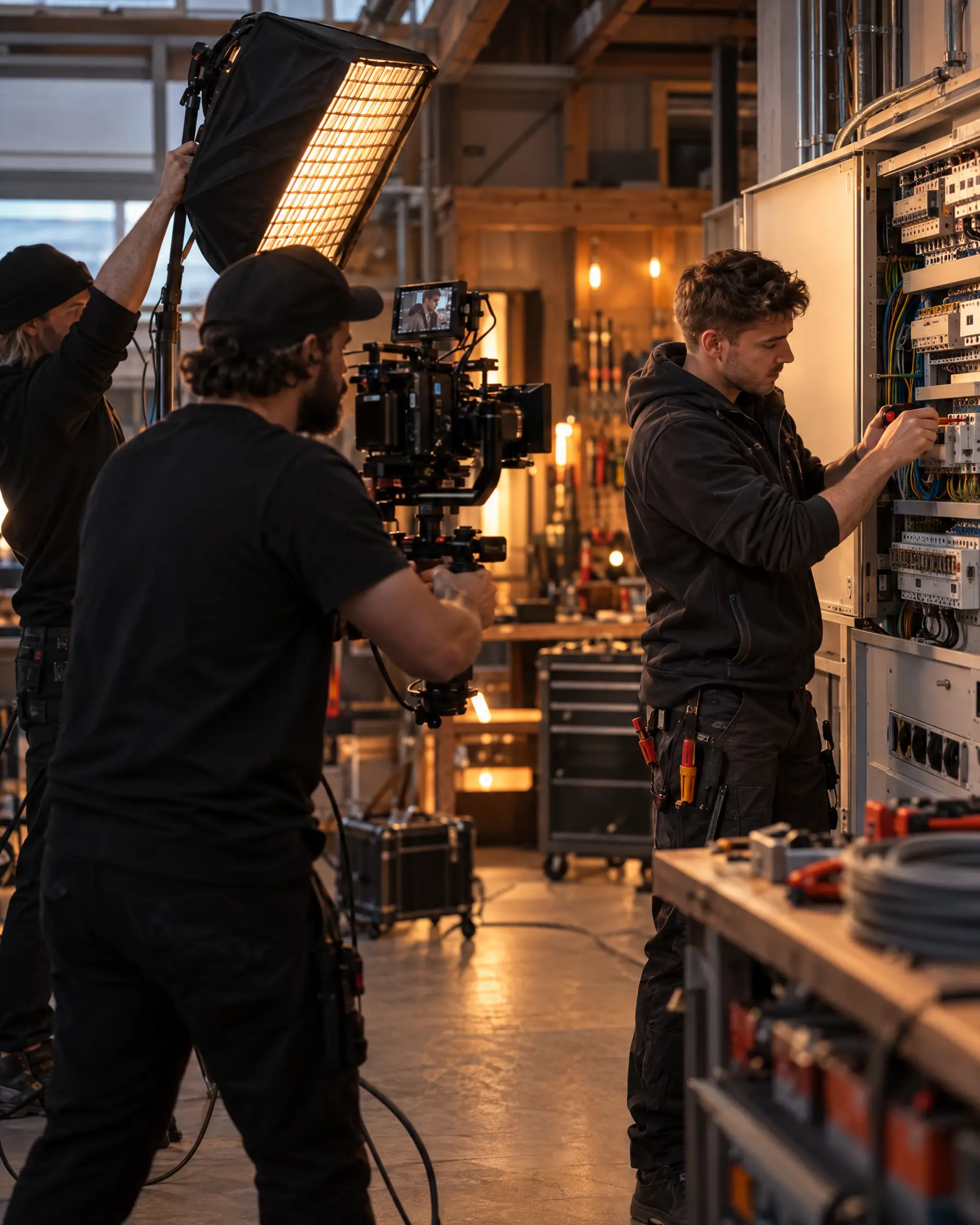 Videodreh für Employer Branding in einem Handwerksbetrieb