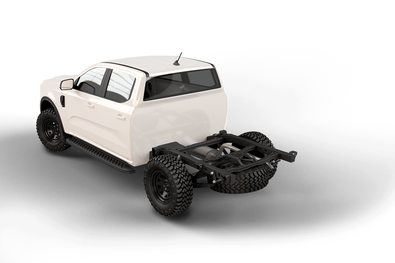 Double Cab Ute Tray & Canopy Base