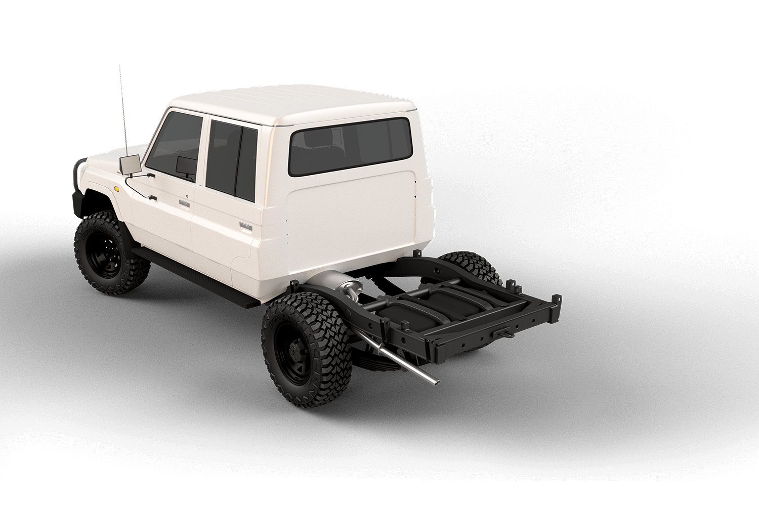 Double Cab Ute Tray & Canopy Base