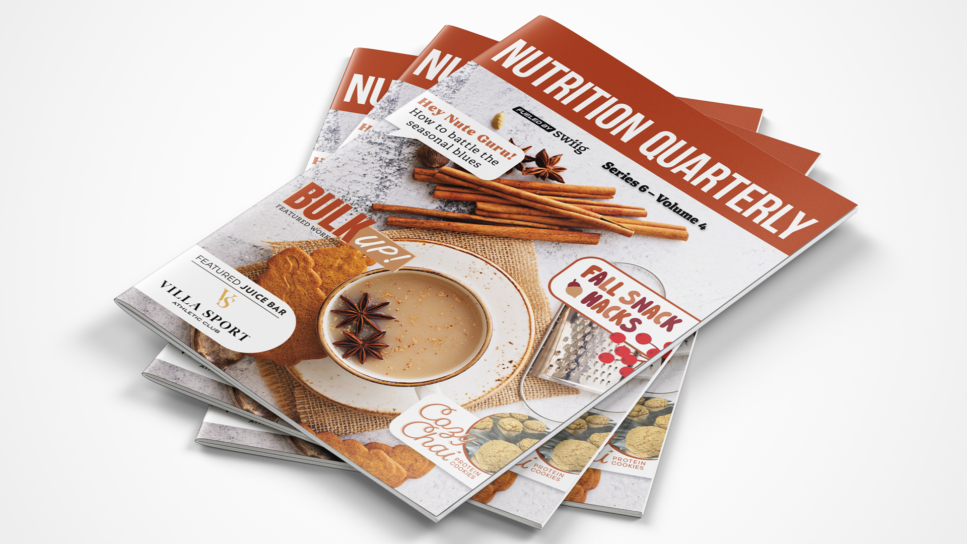Fall 2025 Edition of Nutrition Quarterly Magazine on grey background