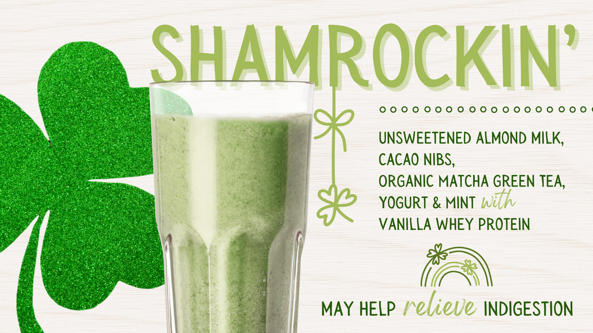 Shamrockin' Protein Shake Digital Slide