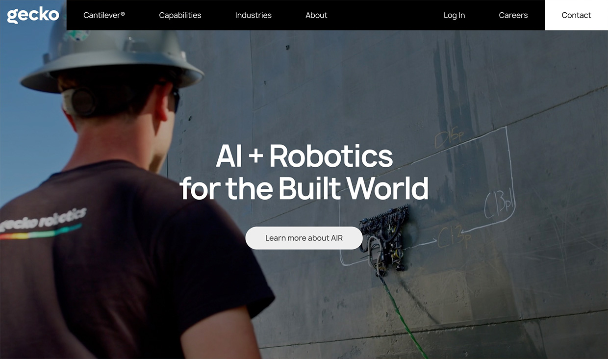 Website for Gecko Robotics by Samuli Jokinen