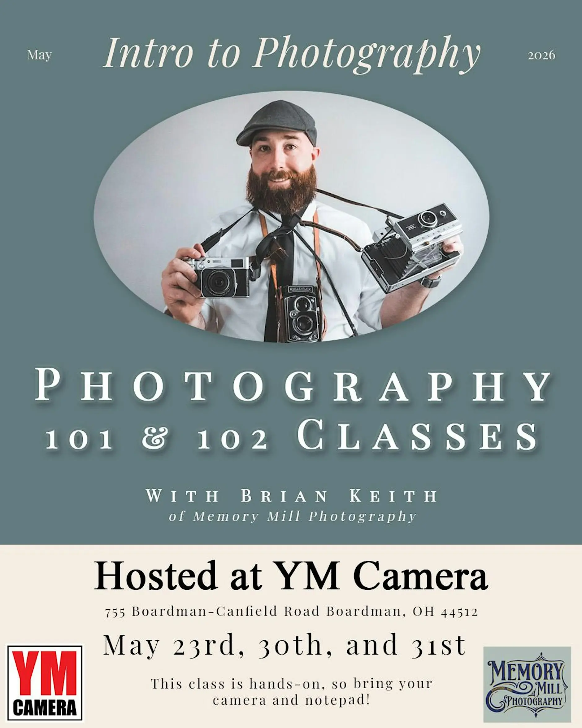 Intro to Photography: Beginner 101 Classes 5/23