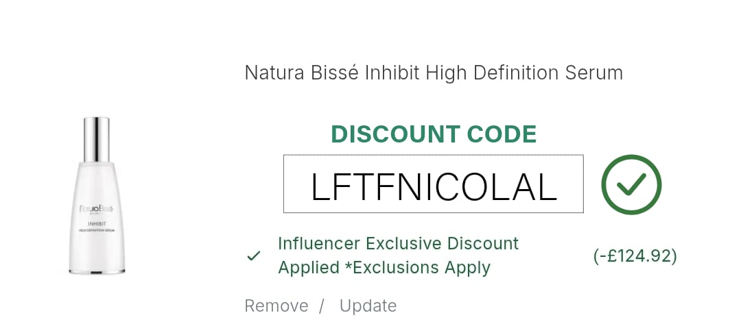 Natura Bissé Inhibit High Definition Serum Discount Code