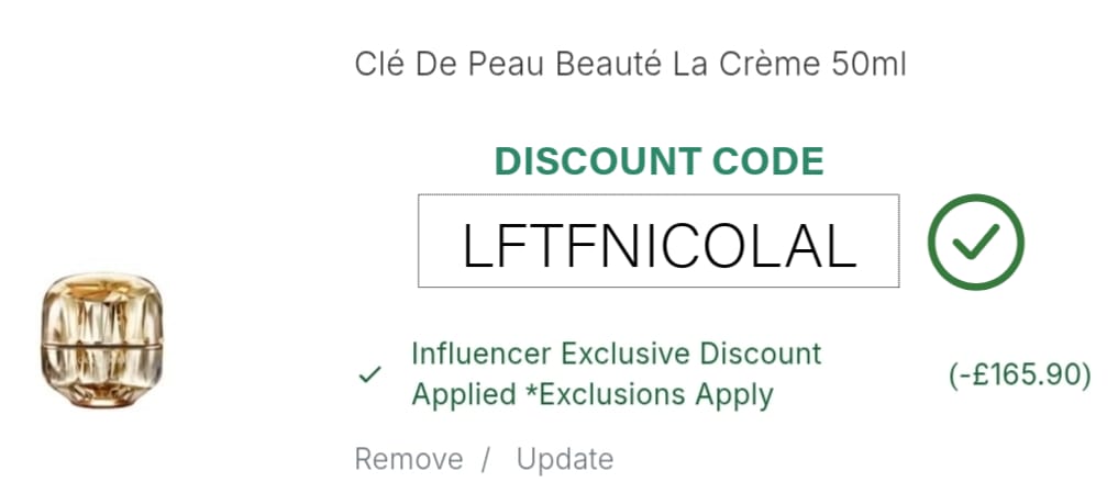 Clé de Peau Beauté La Crème Discount Code