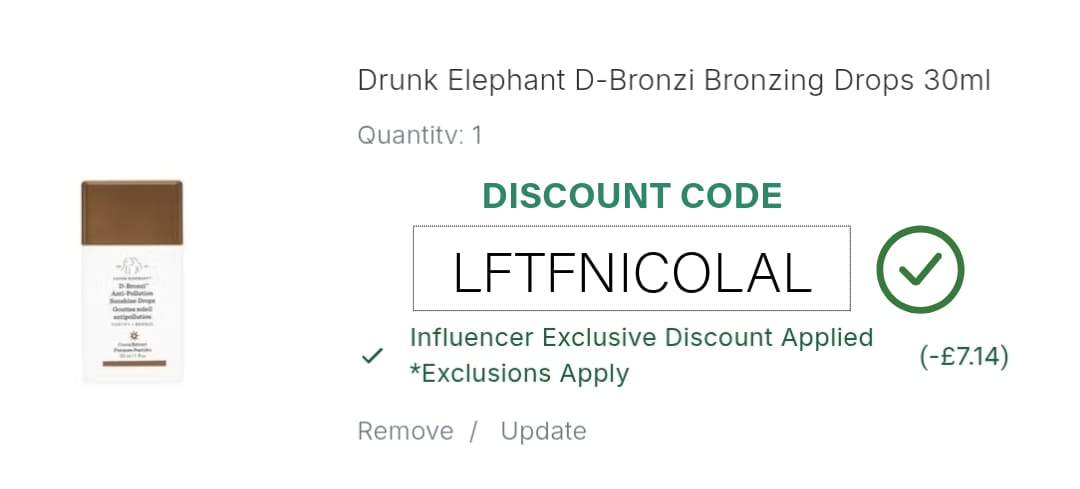 Drunk Elephant D-Bronzi Discount Code