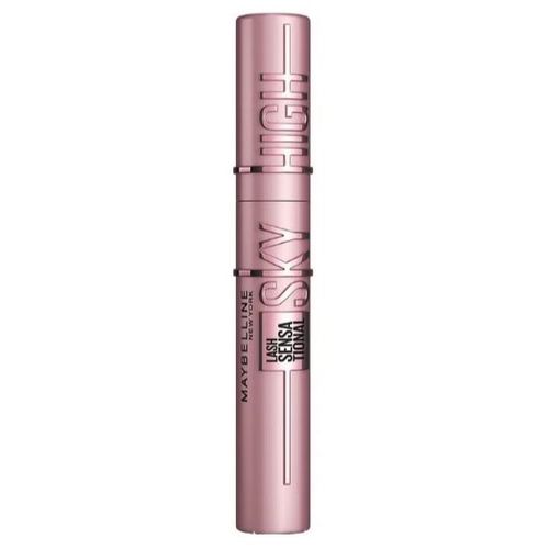 The striking metallic pink tube of the Maybelline Lash Sensational Sky High Mascara. Read the full review and find the best promos and savings on this viral mascara