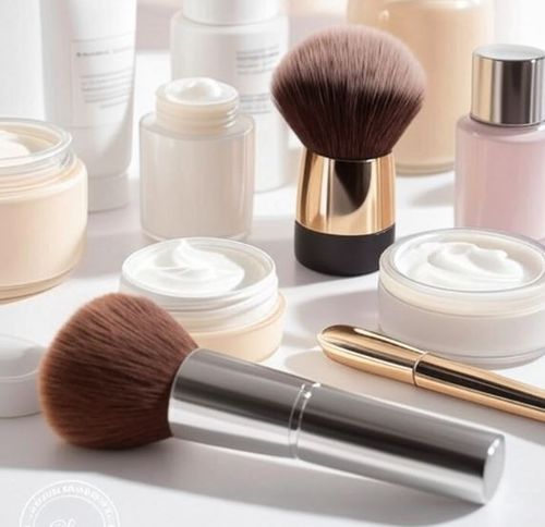 A visual guide showing various shades and textures of foundation bottles and swatches. Learn how to choose the right foundation for your skin tone and find the best offers and savings on makeup products