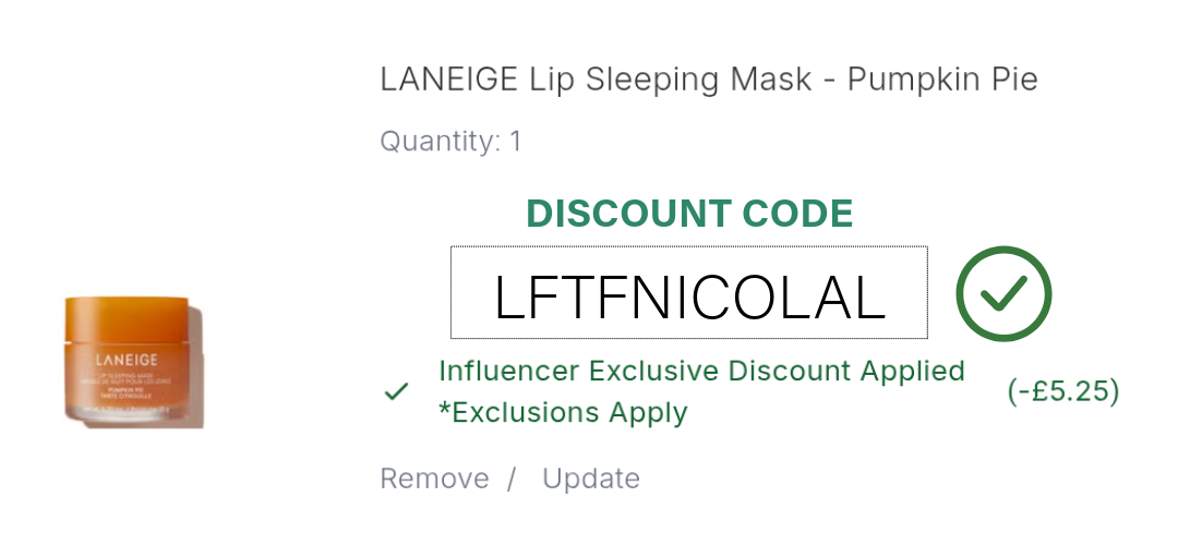 LANEIGE Lip Sleeping Mask Discount Code