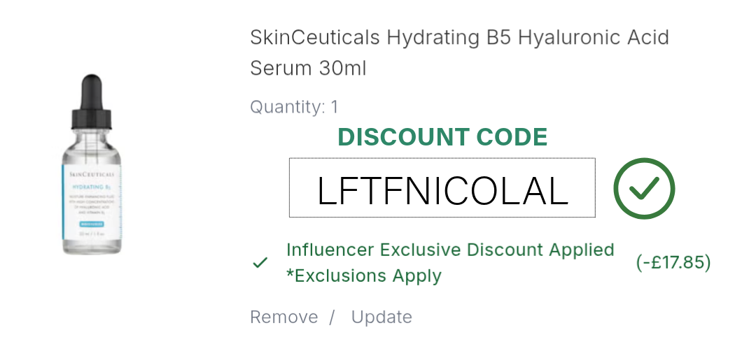 SkinCeuticals Hydrating B5 Serum Discount Code