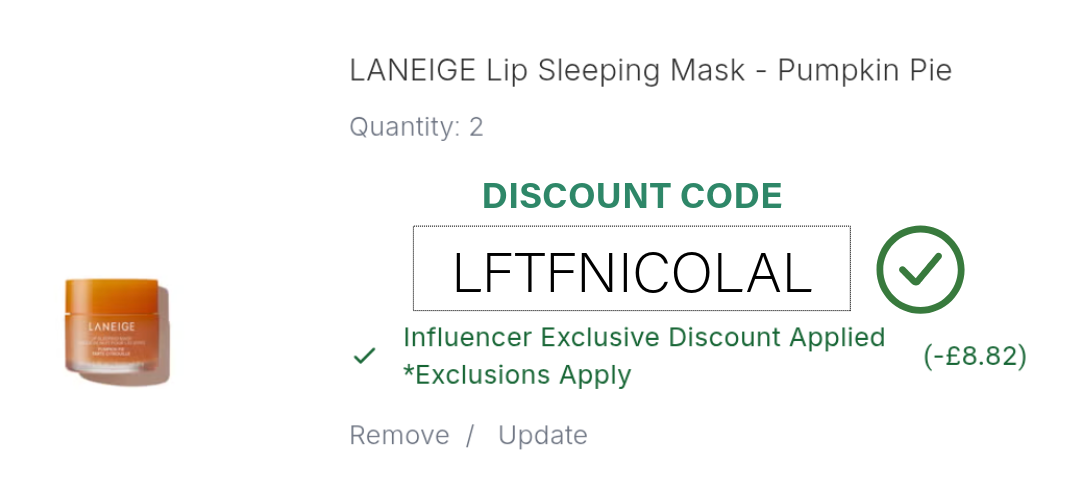 LANEIGE Lip Sleeping Mask Discount Code