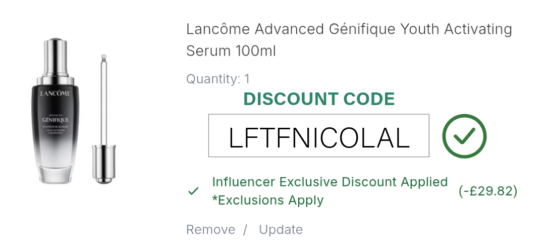 Lancôme Advanced Génifique Serum Promo Code