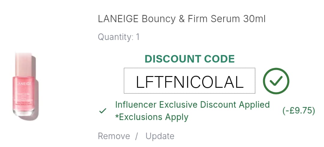 Laneige Bouncy & Firm Serum Promo Code