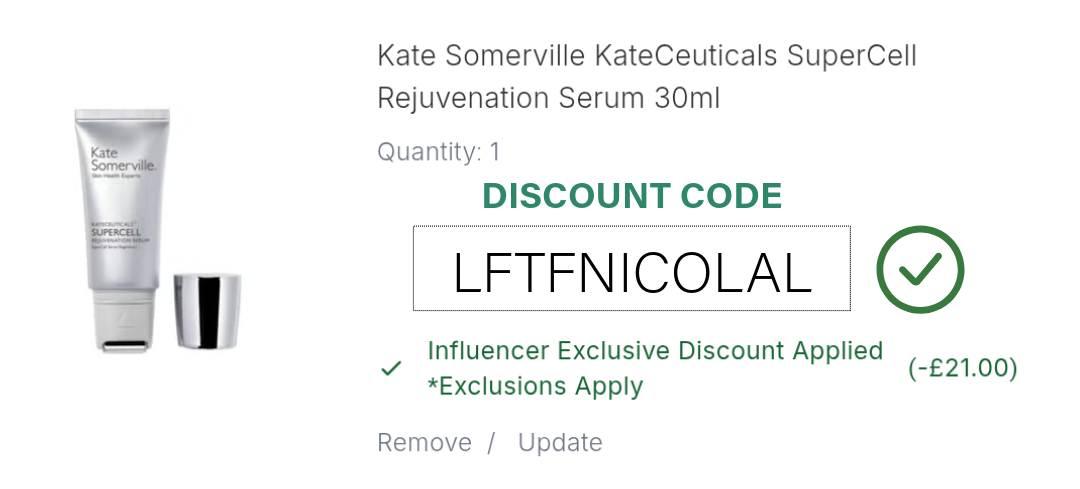 Kate Somerville KateCeuticals Supercell Serum Promo Code