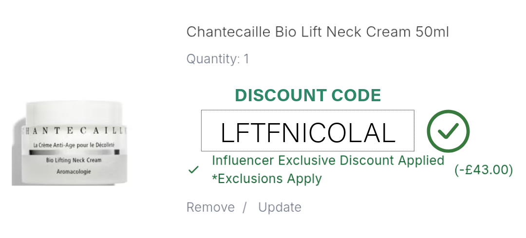 Chantecaille Bio Lifting Mask Voucher Code