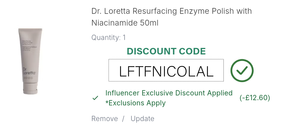 Dr. Loretta Resurfacing Enzyme Polish Discount Code