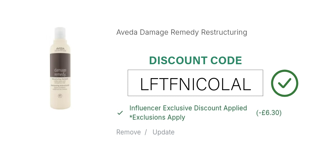 Aveda Damage Remedy Restructuring Shampoo Discount Code