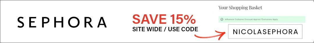 Sephora 15% off