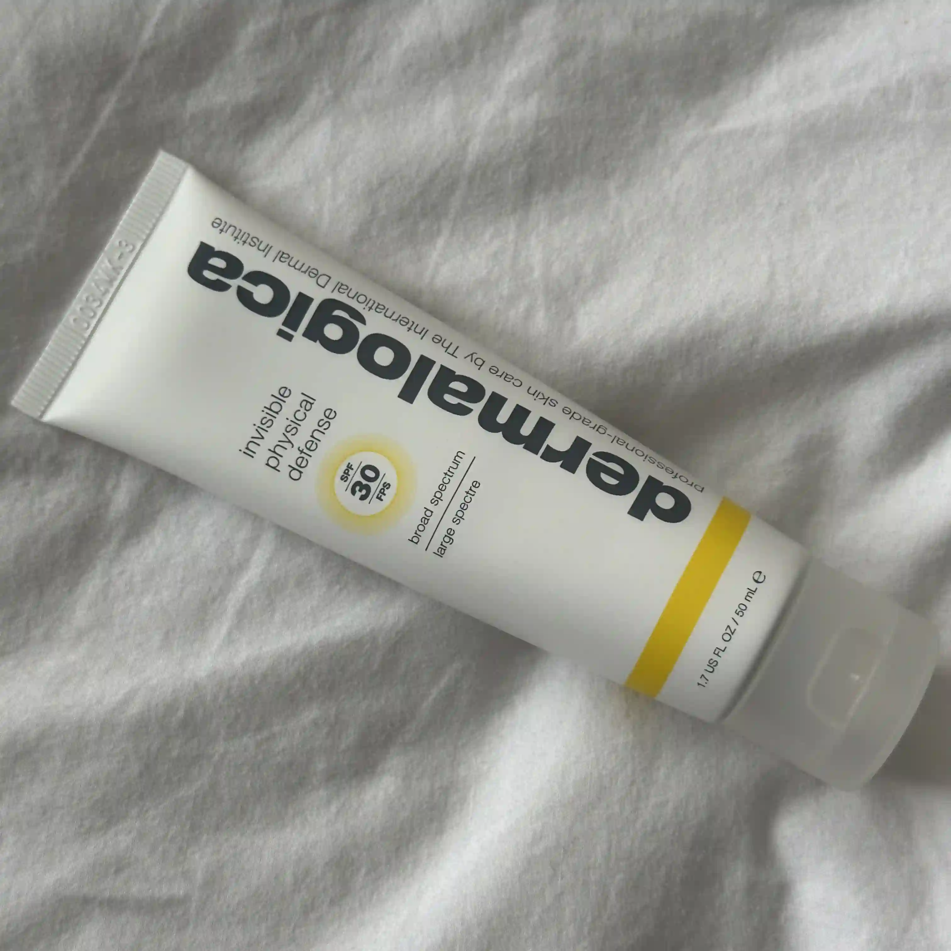 Image of Dermalogica Invisible Physical Defense laying on a white sheet