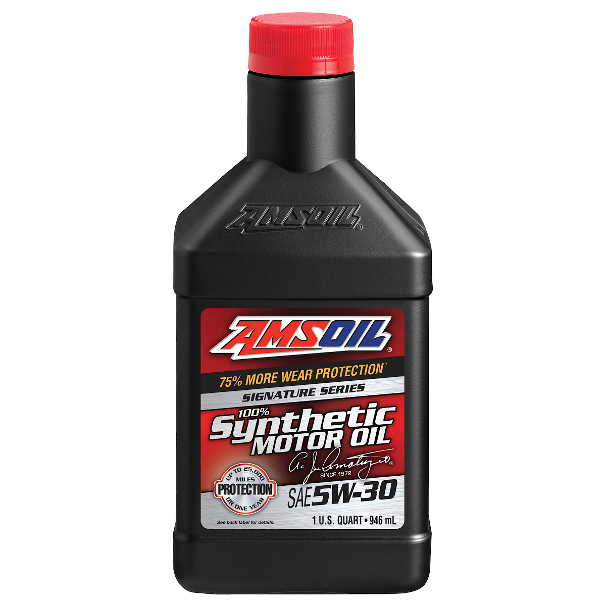 AMSOIL Signature Series 5W-30 Synthetic Motor oil bottle
