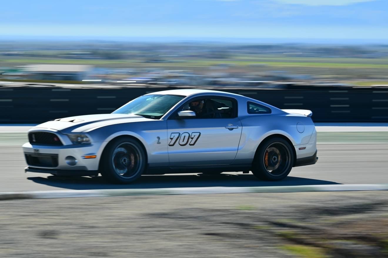 GT500 on Track at Streets of Willow Springs