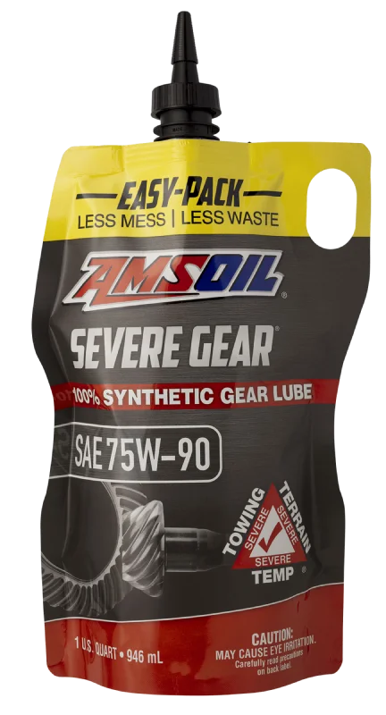 AMSOIL Severe Gear 75W-90 Synthetic Gear Oil Easy Pack