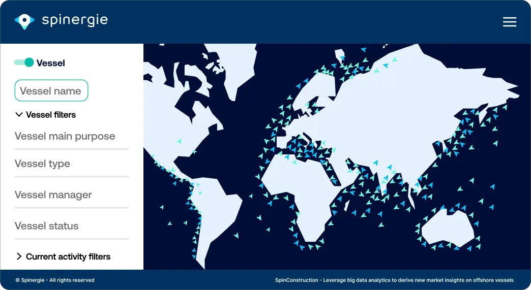 Spinergie Vessel Intelligence map
