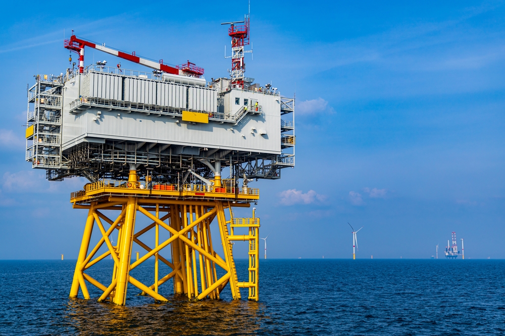 An offshore substation