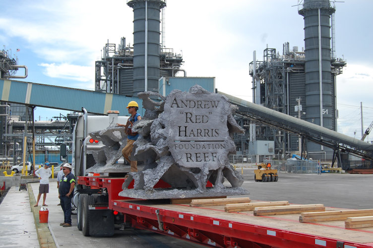 Andrew "RED" Harris reef deployment