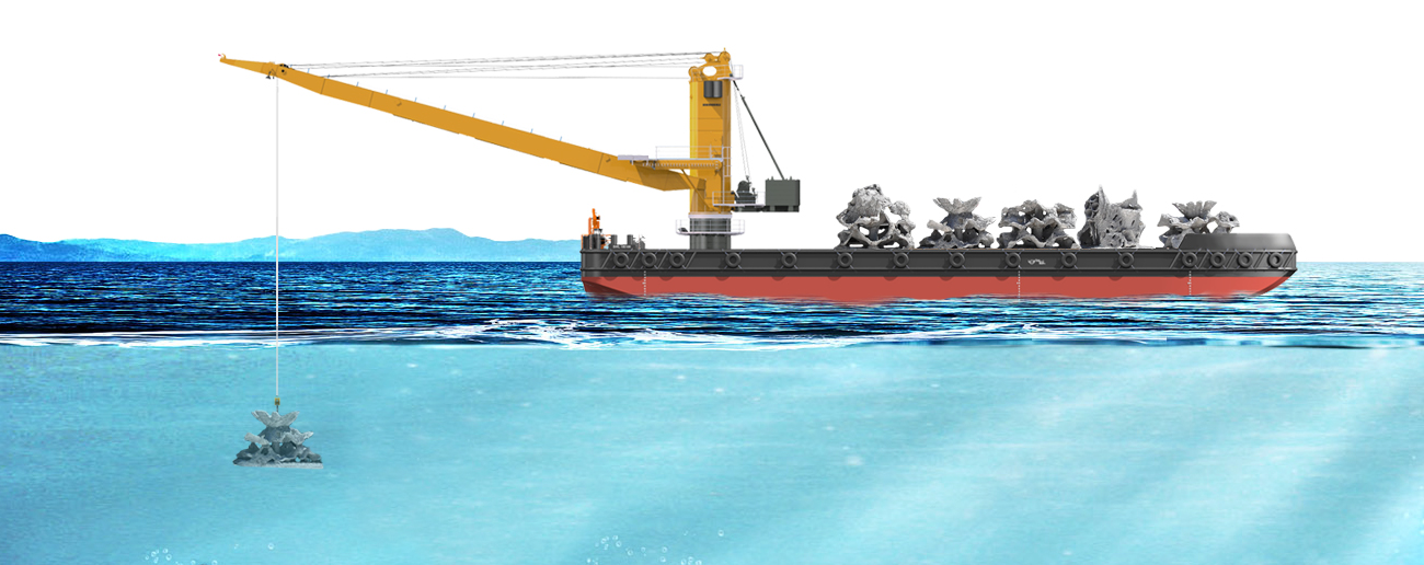 Reef Cells deployment rendering
