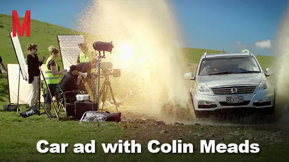 Car ad with Colin Meads