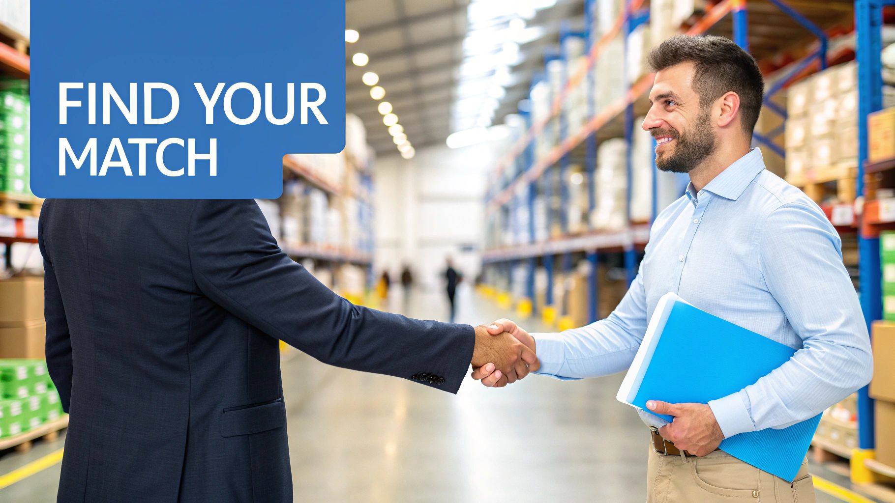 A team of warehouse workers efficiently managing inventory in a large, modern fulfillment center