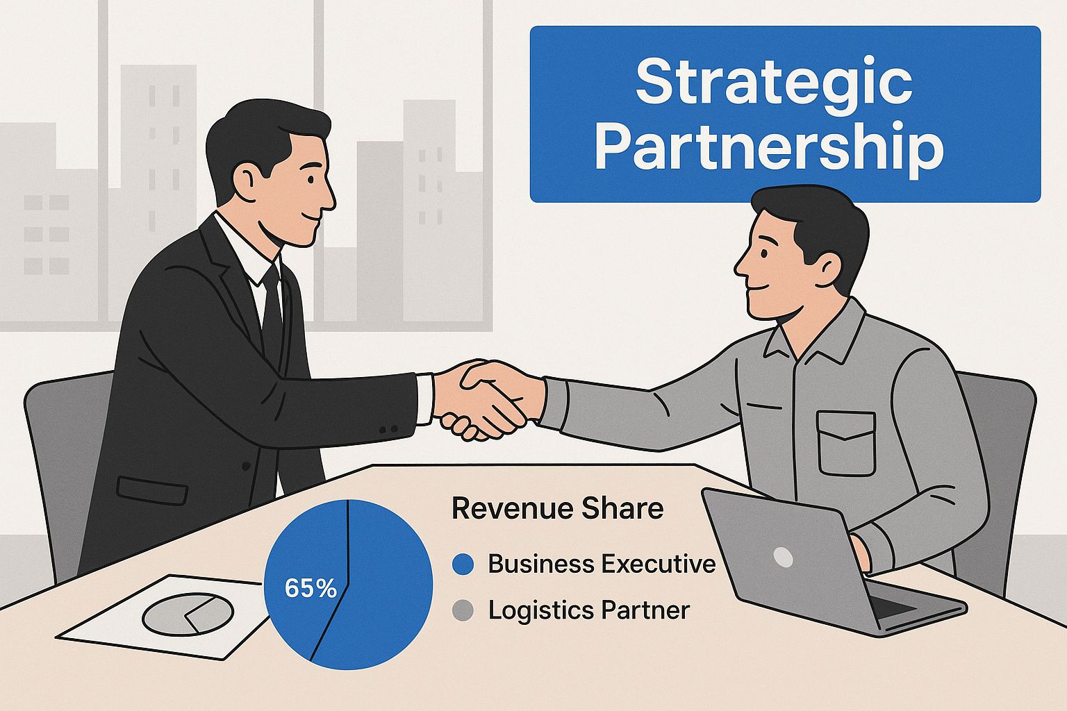 Infographic about outsourcing in supply chain management