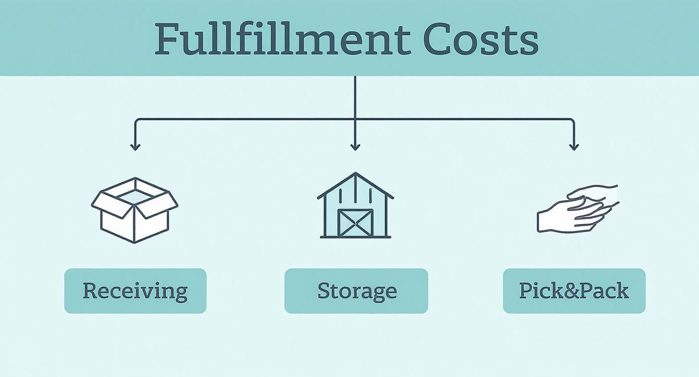 Infographic about fulfillment services for shopify