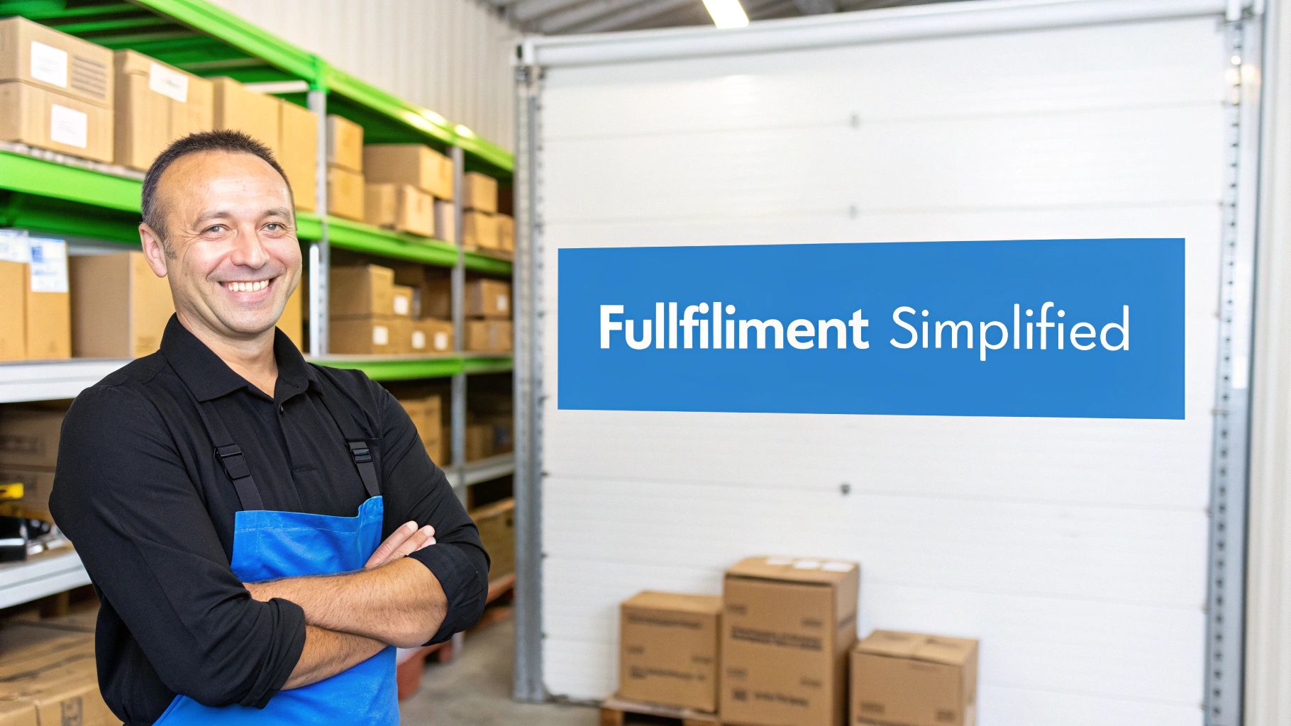 Boxes being prepared for fulfillment in a warehouse