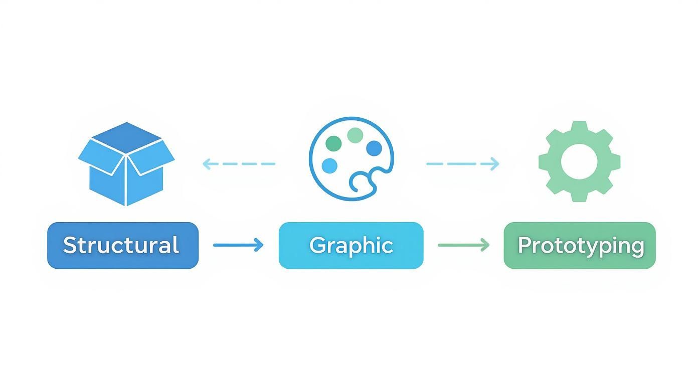 Infographic about package design service
