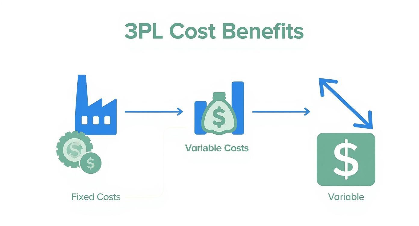 Infographic about 3pl warehousing services